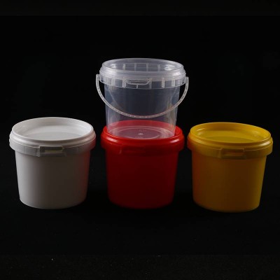 Round Plastic Bucket Hdpe Plastic Drums Small Candy Bucket With Lid