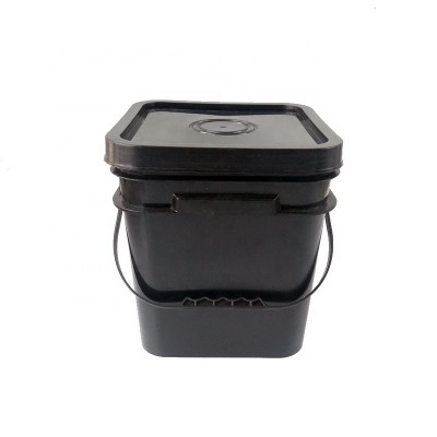 Food Grade Colorful 2l/5l/10l/15l/20l/25l Plastic Barrel/pail/drum/bottle/ With Handles Square Plastic Buckets With Lids