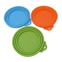 Universal Size Can Lids for Dog and Cat Food One fit 3 Standard Size Silicone Pet Food Can Cover