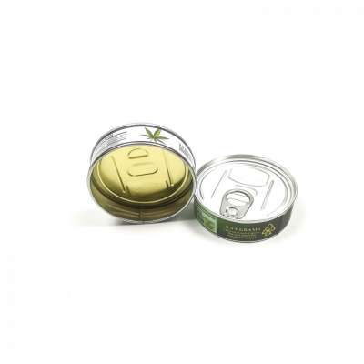 Pressitin Self Seal Tin Can with Plastic Clear or Black Lids For Food Canning 3.5g tin cans