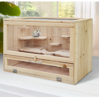 Luxury solid wood hamster nest guinea pig squirrel cage house