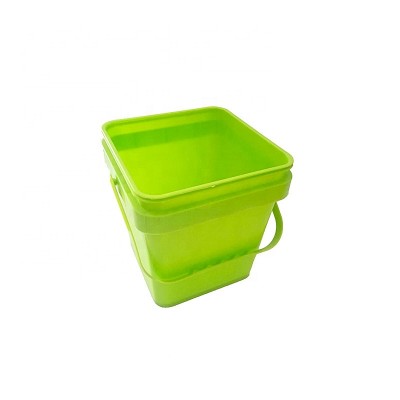 New products high grade large white clear square plastic bucket