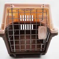 wholesale luxury pp plastic fashion airline approved pet transport box cat cage dog travel carrier