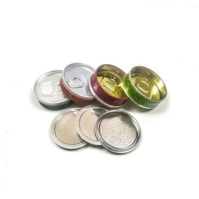 Wholesale Pull Ring Medicinary Pressitin Tin Cans With Labels And Stickers For Packaging Dried Flowers Herbs