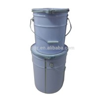 Factory price 5 gallon Hot Sale Round metal paint bucket, Wholesale Paint barrels 10L Round Oil Metal Buckets