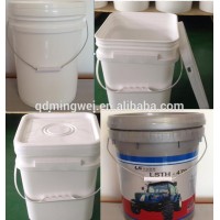 5 liter plastic square bucket pail food grade 5L bucket for packing Paint bucket