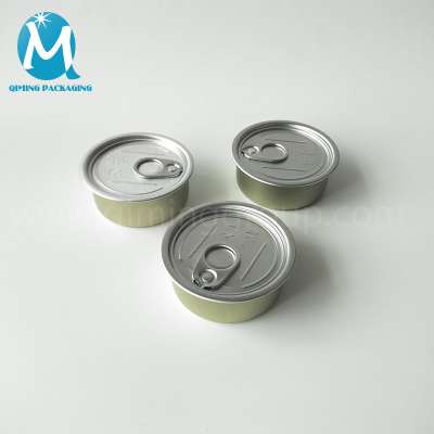 Customized Pet Dog Food Pack Tin Can With Easy Open Lid