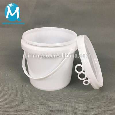 New fast delivery round plastic pail with lids and handle