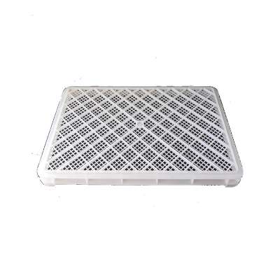 Seafood Freezing Tray Plastic Perforated Freezer For Storage