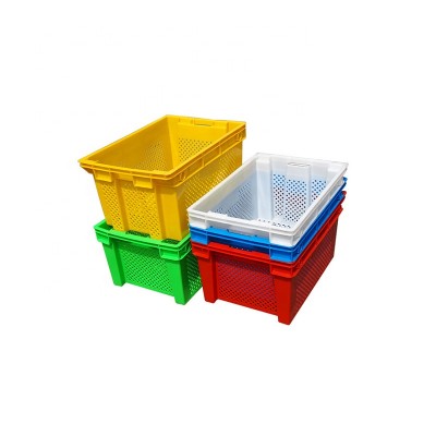 Catching Fish Seafood Turnover Plastic Crates