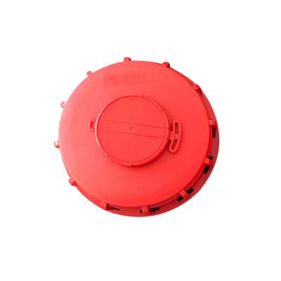 IBC Tank Lid With Vented White Plug And Red Lid Closure