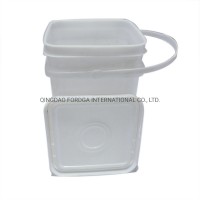 Transparent Clear Barrel Food Grade Plastic Bucket with Leak Proof Lid